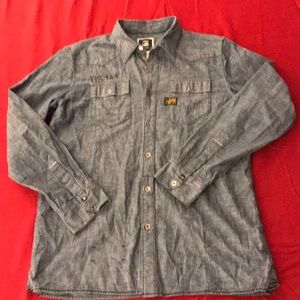 G Star Raw denim shirt, lots of small details